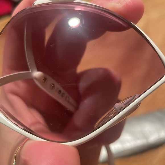 CHRISTIAN DIOR VTG WHITE SUNGLASSES - Picture 7 of 9